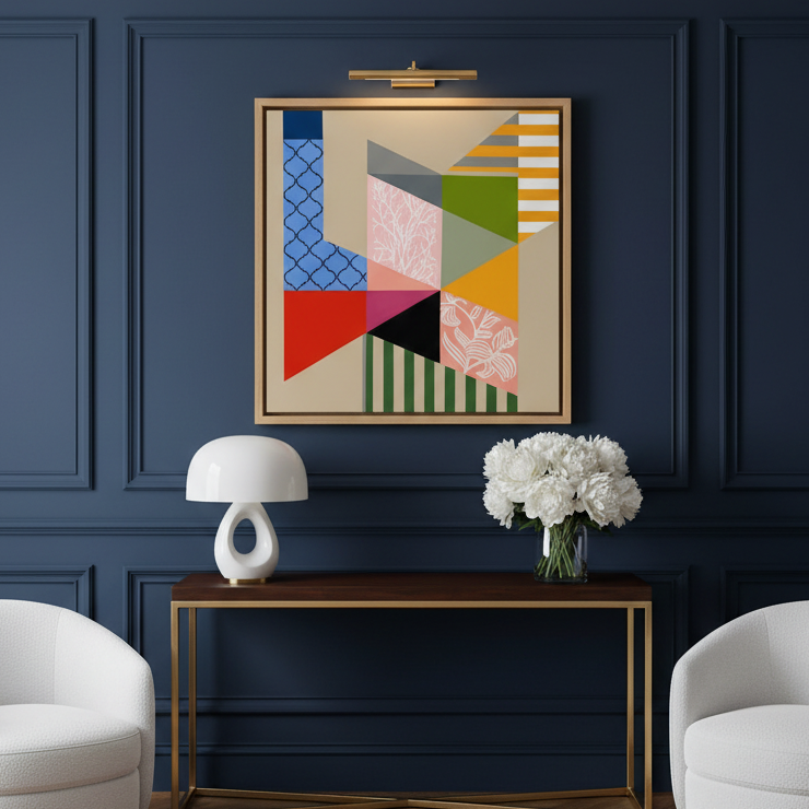 Colour Field navy room fresh