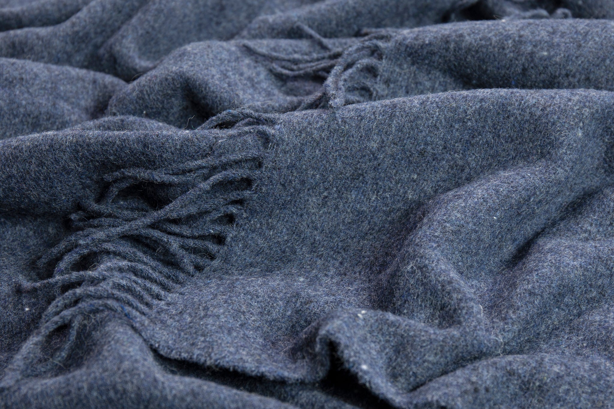 Classic Merino Wool Throw - Ocean