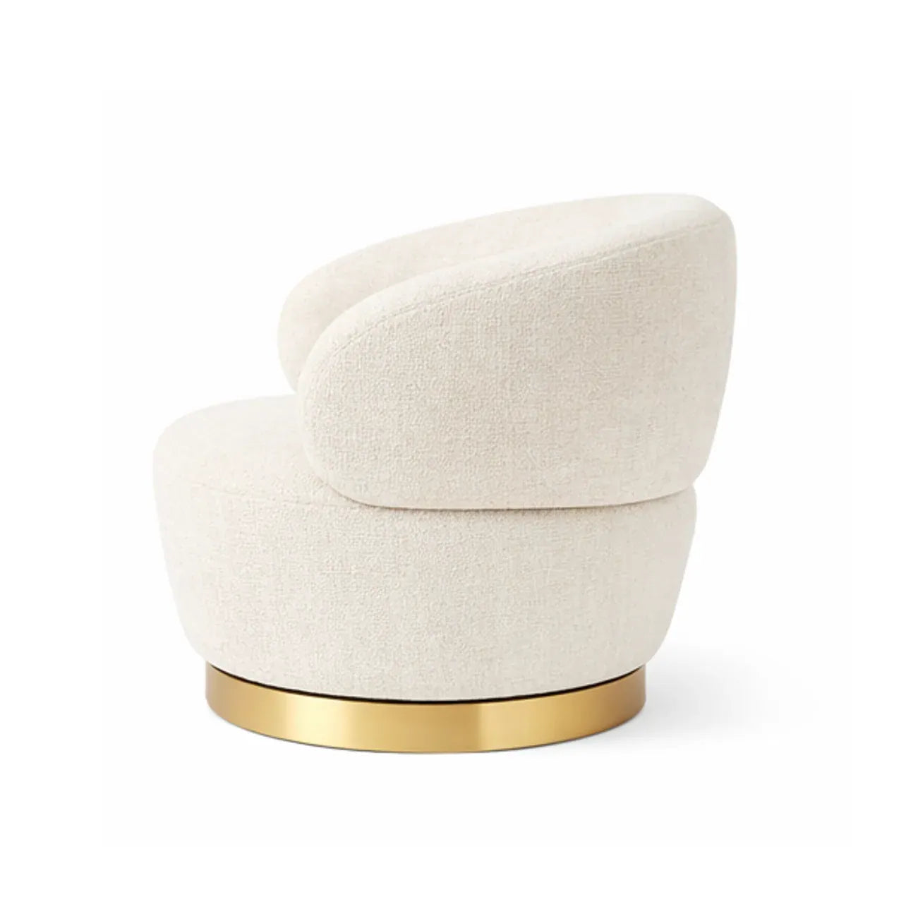 Swivel Chair Panarea - Cream Tweed
