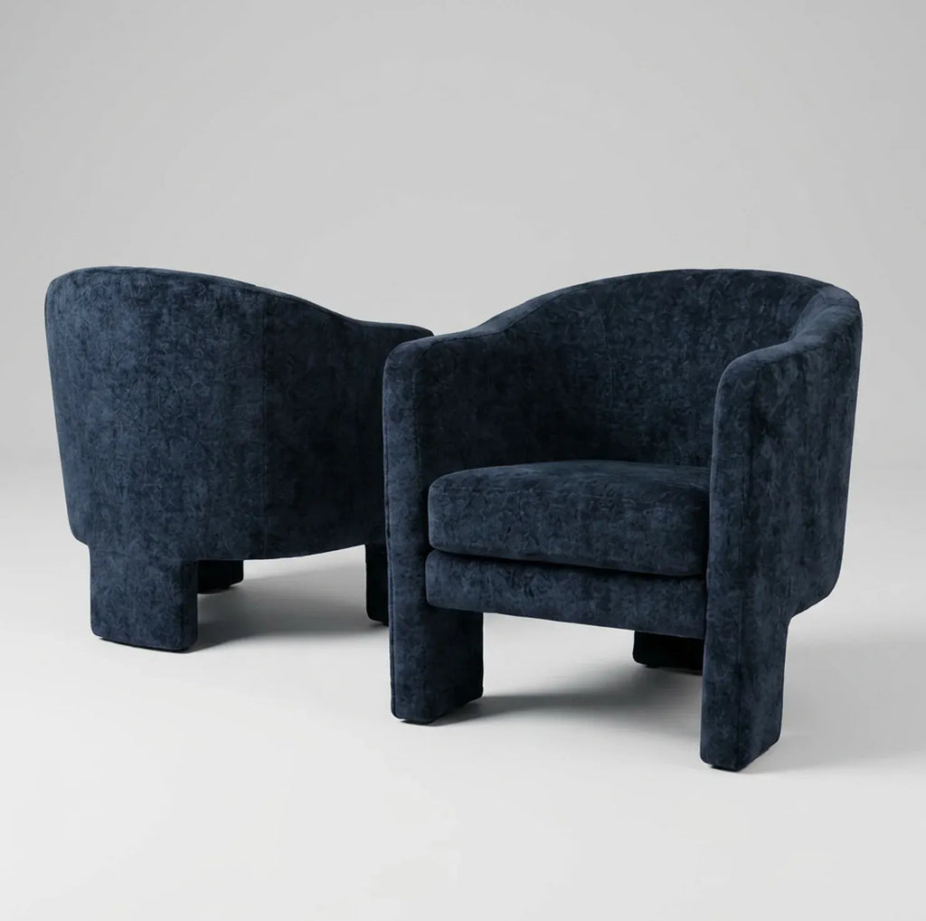 Alicudi Arm Chair - Navy Blue