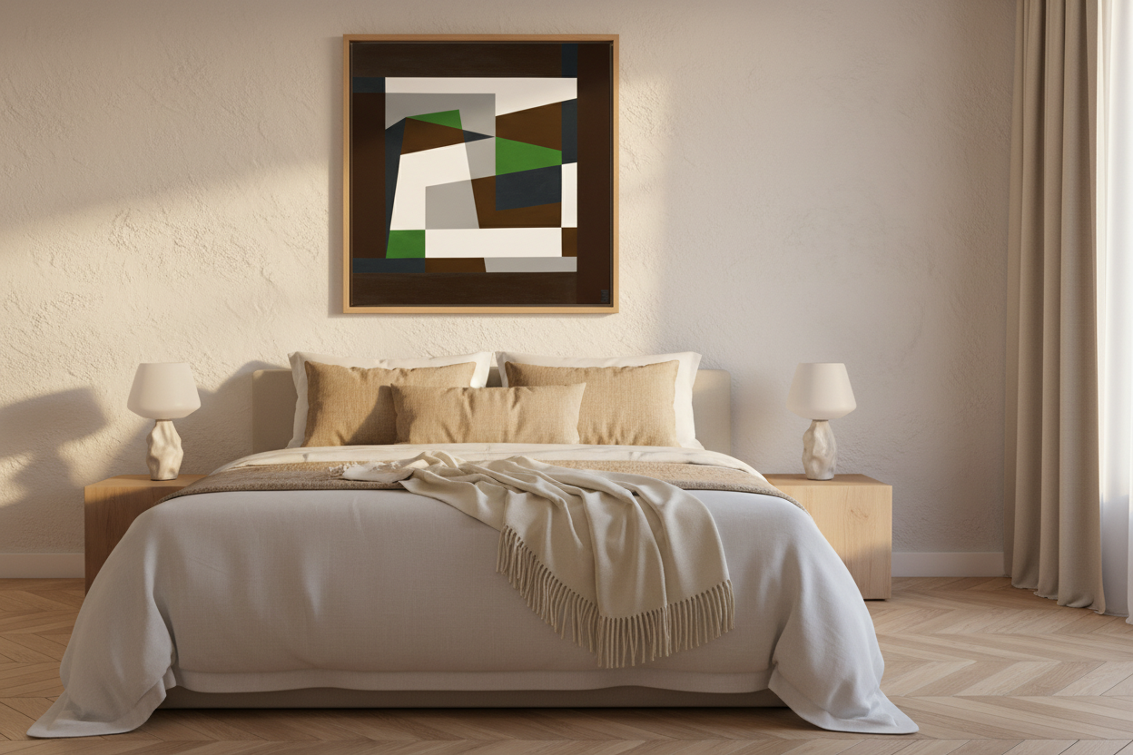 Classic Merino Wool Throw - Magnolia luxury bedroom lifestyle