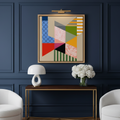 Colour Field navy room fresh