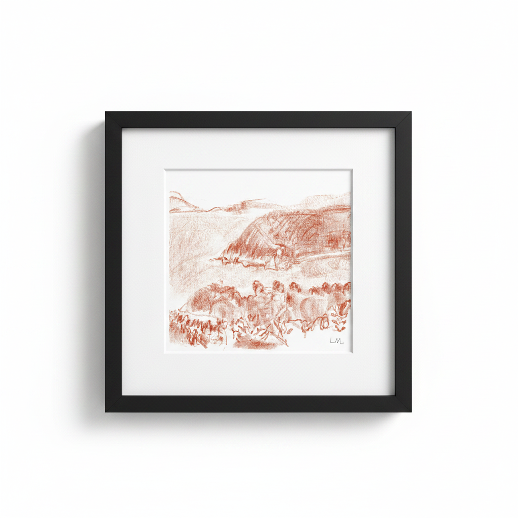 Postcard from Elba 2 — Black Frame
