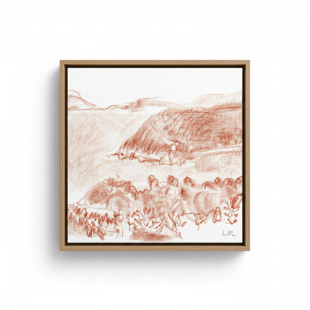 Postcard from Elba 2 Canvas — Oak Float