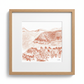 Postcard from Elba 2 — Oak Frame