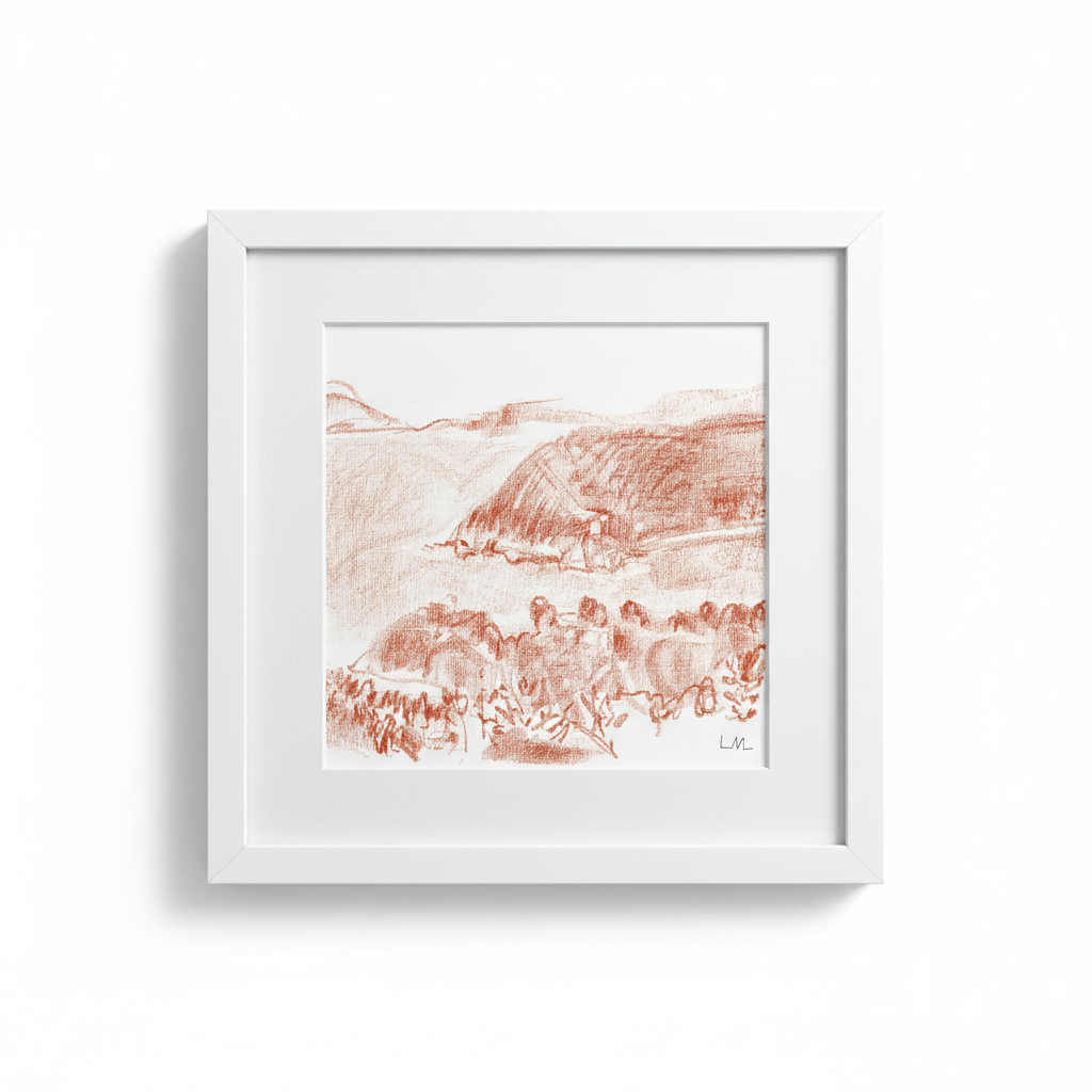Postcard from Elba 2 — White Frame