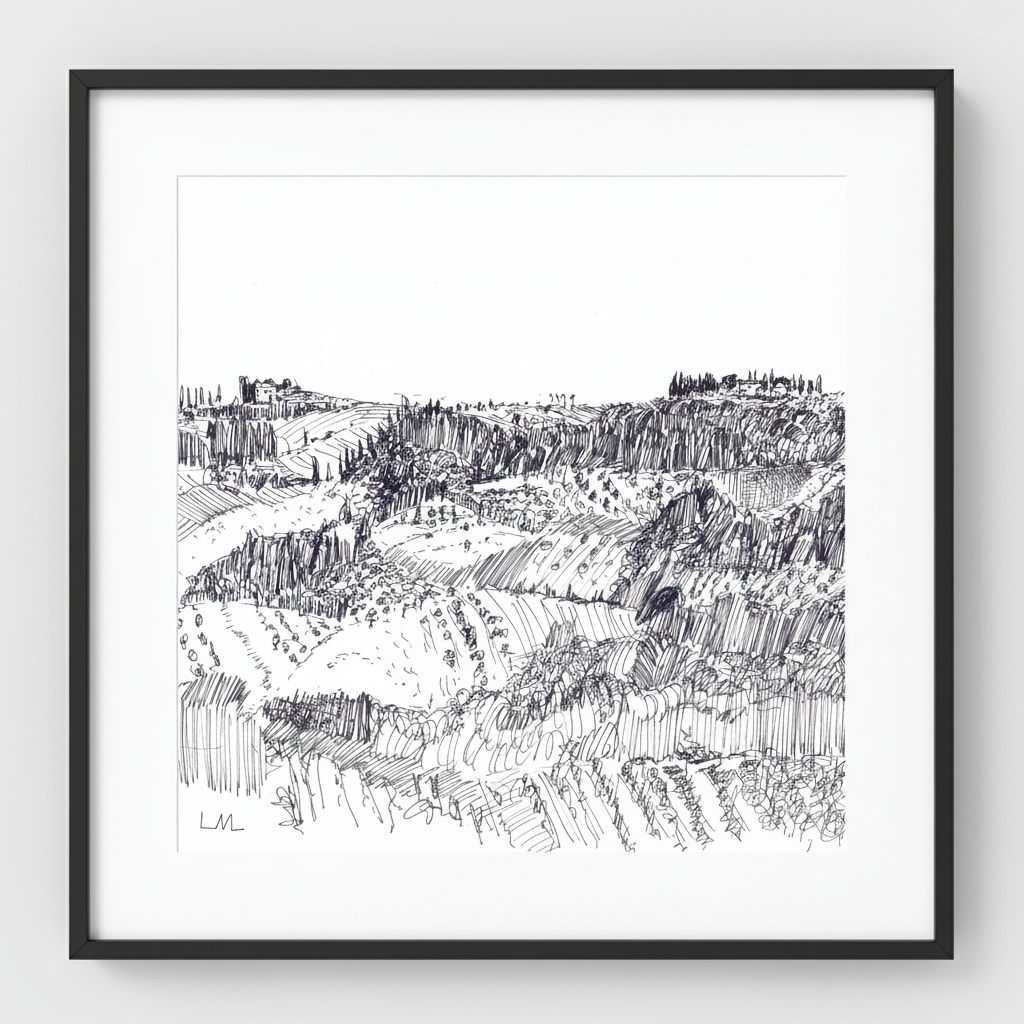 Primavera - Black Frame trimmed