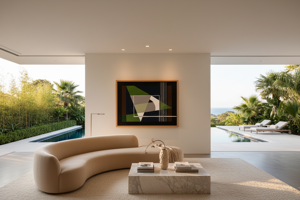 Suburban Slice II — Contemporary Pool
